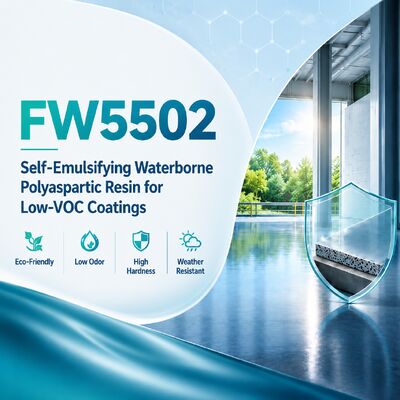 FW5502: رزین پلی اسپارتیک خود امولسیون کننده آب برای پوشش های کم VOC