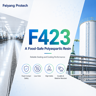 F423 - یک رزین پلی اسپارتیک ایمن برای مواد غذایی برای عملکرد آب بندی و پوشش قابل اعتماد